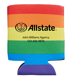 Image of b.free Rainbow Pride Folding Can Cooler